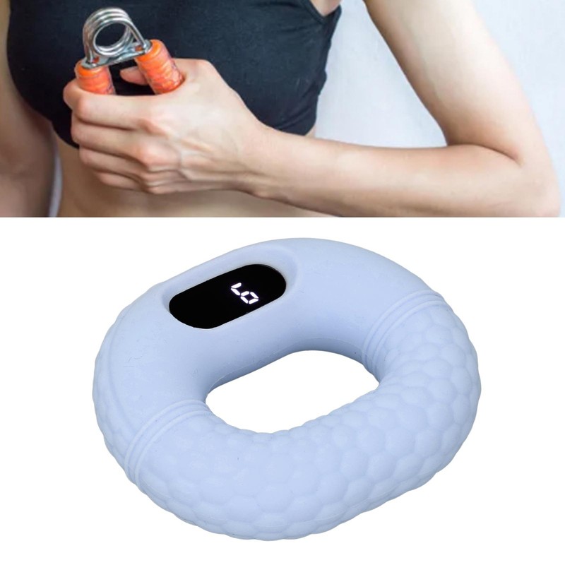 Silicone Hand Grip Strengthener Muscle Training Adjustable Strength Hand Strengthener