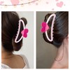 Valentine’s Day Love-Shaped Hair Clips for Women Heart Hair Claw