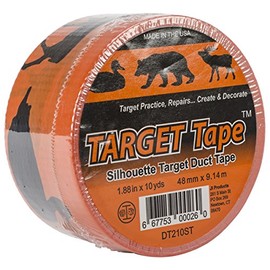 Beacon Duct Tape, Orange and Black Animal Target, 2-Inch by 10-Yard