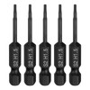 HARFINGTON 5pcs Flat Hex Head Drill Bit H1.5 (1.5mm) Magnetic