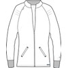 Med Couture Women's Scrub Warm-Up Jacket Raglan with 4 Pockets