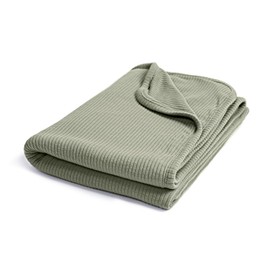 BubblePanda Ultra-Soft Rayon Made from Bamboo Baby Blanket - 30x40 Inches Double-Layer Swaddle Blanket, Breathable & Hypoallergenic, Lightweight Nursing Cover, Stroller Blanket for Infants & Toddlers