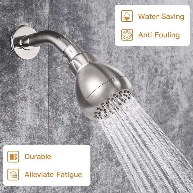High Pressure Fixed Shower Head 3 Inch Saving Water Chrome