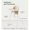 Mallify Foldable High Chair, Space-Saving Portable Baby High Chair with