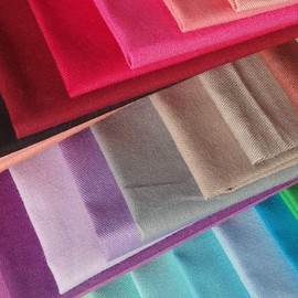 Qililandiy 50 Pieces 20cm x 20cm Cotton Fabric Solid Pre-cut Plain Patchwork Quilting Fabric Pure Color Patchwork for DIY Sewing Scrapbooking Patchwork