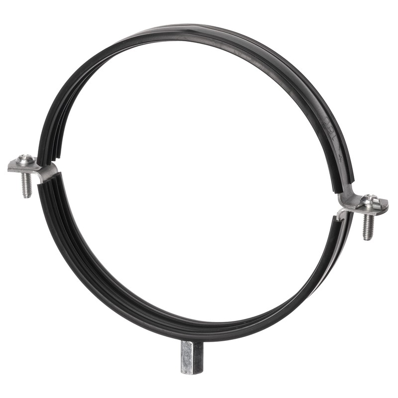 LIRAST 6.3" Pipe Hanger - Metal Duct Clamp with Rubber