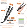 LOVANI Mini Flat Iron, Tourmaline Ceramic Small Hair Straightener, Dual
