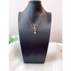 KIMIEVOL Women's Necklace, Zirconia, Rose Motif, 925 Silver, Jewelry, Gift
