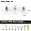 Tuscarora Chrome Vanity Light Fixture - 3 Light Bathroom Vanity