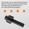 maXpeedingrods Rotary Broach Tool Holder 3/4" Shank Diameter Accepts 1/2"