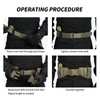 BOMTURN Tactical Molle Belt Military Duty Belt,w/Hook Lining Nylon Quick
