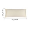 PiccoCasa Body Pillow Cover Pillowcase, 300 Thread Count, 100% Long
