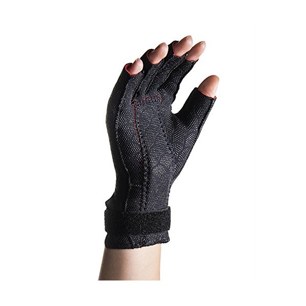 Pair of Thermoskin Carpal Tunnel Glove, Left and Right, Black, Medium