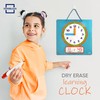 Scribbledo Writable Dry Erase Learning Clock for Kids Write &