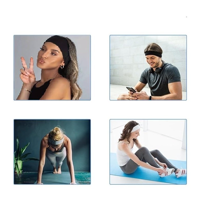 Head Band for Women and Men Sports and Exercise Stretchable