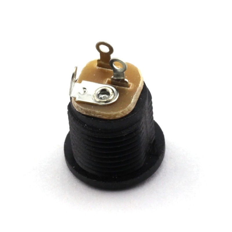 MEETOOT 10 Pack 5.5mm x 2.1mm 3 Pin Female DC