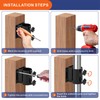 2PCS Patio Umbrella Holder, Outdoor Umbrella Base Clamp Mount Bracket