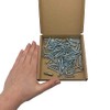 Pack of 100 DIN 7504 P Galvanised Steel 3.9 x