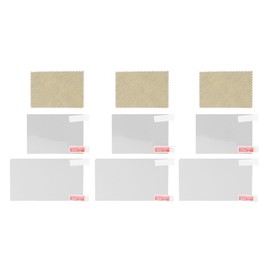 3 Set Screen Protector for New 3DS XL/LL, 9H Hardness PET Film Anti Scrach, Ultra Clear Anti Blue Light