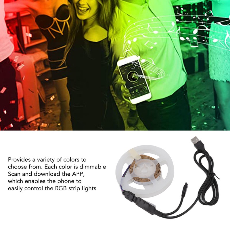 RGB LED Strip Lights 5V USB RGB LED Strip with