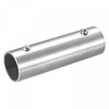 uxcell Rail Pipe Fitting 2-Way 100mm Length 202 Stainless Steel