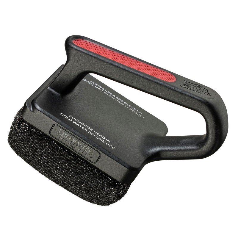 Chef Master Bristle Free Grill Brush Powered by ScrubDaddy, Steam