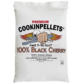 CookinPellets 40 Pound Premium All Natural Black Cherry Hardwood Grill Smoker Wood Cooking Pellets, for BBQ, Meat, and Veggies, Brown