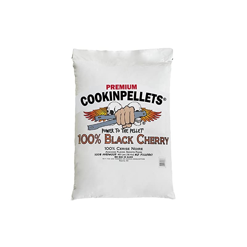 CookinPellets 40 Pound Premium All Natural Black Cherry Hardwood Grill
