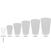 DeinPack 50 Reusable Shot Cups 2 cl / 4 cl