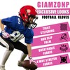 GIAMZONP Football Gloves Youth - High Grip Football Gloves Stretch