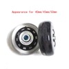 1 Pair/2pcs Luggage Suitcase Replacement Wheels 60mm, Rubber Swivel Caster
