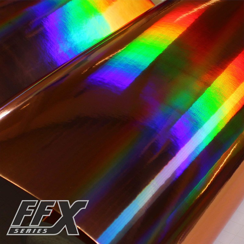 FFX Series 5 x DIN A4 Plotter Film Hologram Rose