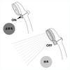 Takagi JSB121 Shower Head WS, No Tools Required, Easy to
