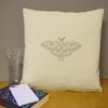 Azeeda 40cm x 40cm 'Luna Moth' Canvas Cushion Cover (CV00040408)