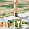 TAYORY 6x6 Post Base 2 Pcs,Inner Size 5.6"x5.6" Post Anchors,