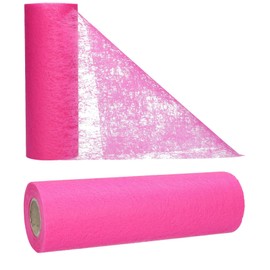 AmaCasa Non-Woven Table Runner with Flower Design 23 cm / 25 m Roll