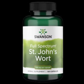 Swanson St. John's Wort (Aerial Parts) Capsules, 375 mg, 120 Count