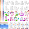Simgoing 20 Set Unicorn DIY Painting Kit Ceramic to Paint