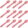 Candy Cane Spoons Peppermint Flavored - 12 Count