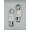 HDX 2 HDX 10 ft. 16-Gauge White Braided Extension Cords