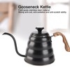 1.2L Stainless Steel Tea Coffee Kettle with Thermometer Gooseneck Spout