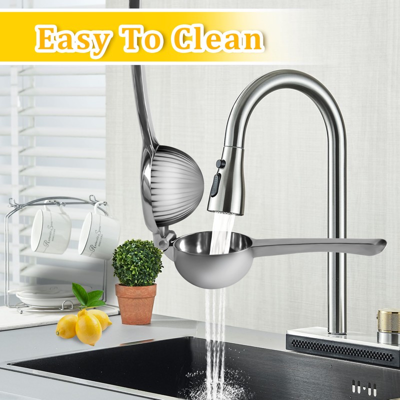 Qianruida Lemon Juicer Lemon Squeezer Stainless Steel Citrus Juicer Handheld
