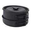 Camping Cookware Portable Nonstick Pot and Pan Set with Kettle