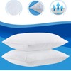 Adam Home 100% Brushed Microfiber Pillow Protectors 6 Pack with