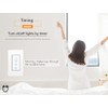 Nexete Smart Wi-Fi Triple Light Switch,3 Individual Single Pole Switch,Remote