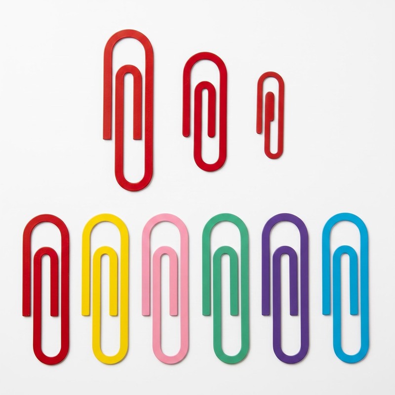3 Sizes (18Pcs) Jumbo Paper Clips Back to School Student