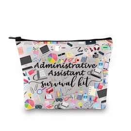 Administrative Assistant Survival Kit Secretary Gift Travel Accessories Toiletry Bag Makeup Bag (Survival Admin Assistant Bag EU)