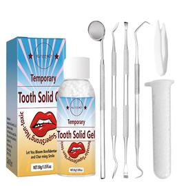 Dentures Do Yourself Dental Repair Kit, Denture Denture Prosthesis Complete Suitable for Repairing Gaps and Broken Teeth