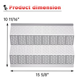 Cozilar Grill Heat Shield Heat Plates for Outdoor Kitchen Concepts OK2000, OK2000E, OK3000, OK3000E, OK4000, Calise Grill, Lucullan MR3000, MR4000, Burner Cover Gas Grill Replacement Parts