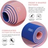 Gruper Yoga Mat Non Slip,TPE 6MM 8MM Thick Exercise Mat